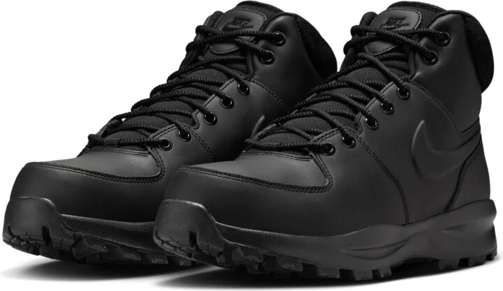 Nike Men's Manoa Leather Boots in Black | HF7095-001 - Image 5