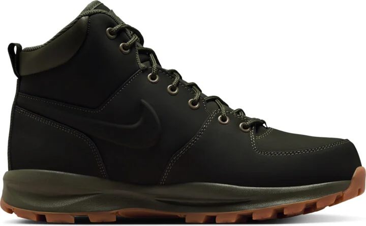 Nike Men's Manoa Leather Boots in Green | 454350-300 - Image 3