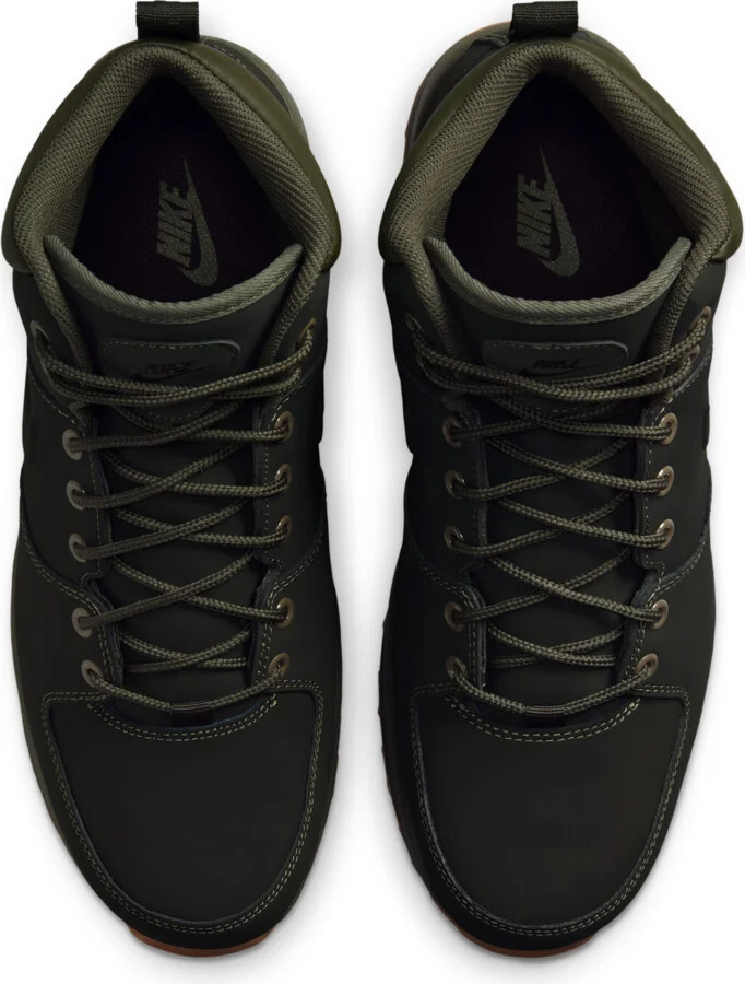 Nike Men's Manoa Leather Boots in Green | 454350-300 - Image 4