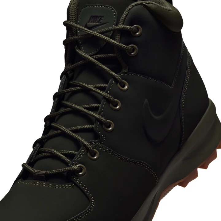 Nike Men's Manoa Leather Boots in Green | 454350-300 - Image 7
