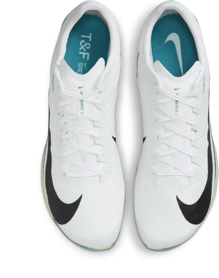 Nike Men's Maxfly 2 Track & Field Sprinting Spikes in White | FD8395-102 - Image 4
