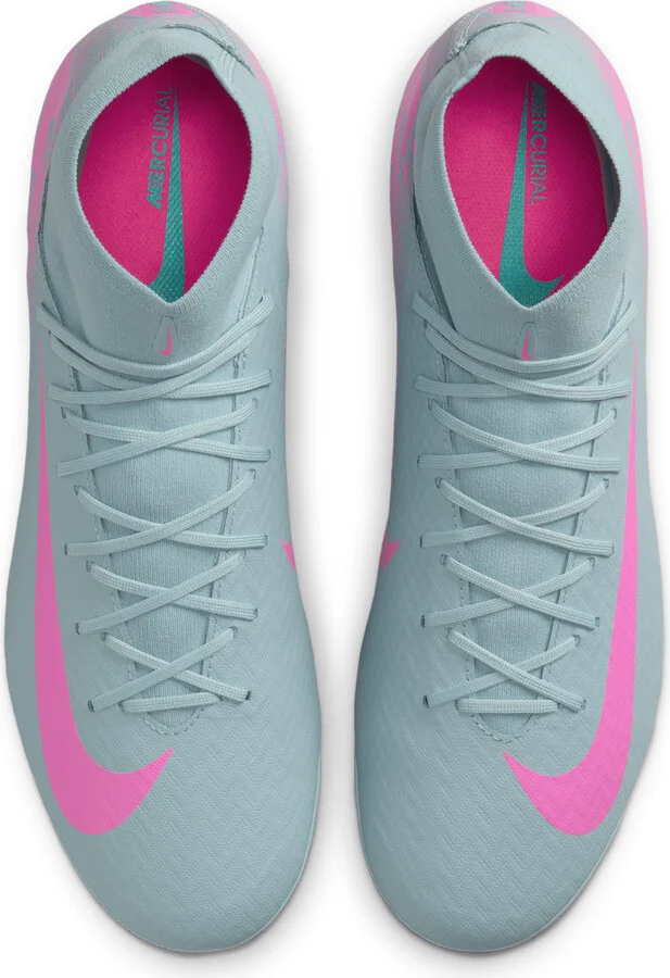 Nike Men's Mercurial Superfly 10 Academy Artificial-Grass High-Top Soccer Cleats in Grey | FQ8329-301 - Image 4
