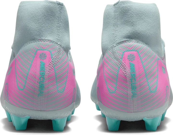 Nike Men's Mercurial Superfly 10 Academy Artificial-Grass High-Top Soccer Cleats in Grey | FQ8329-301 - Image 6