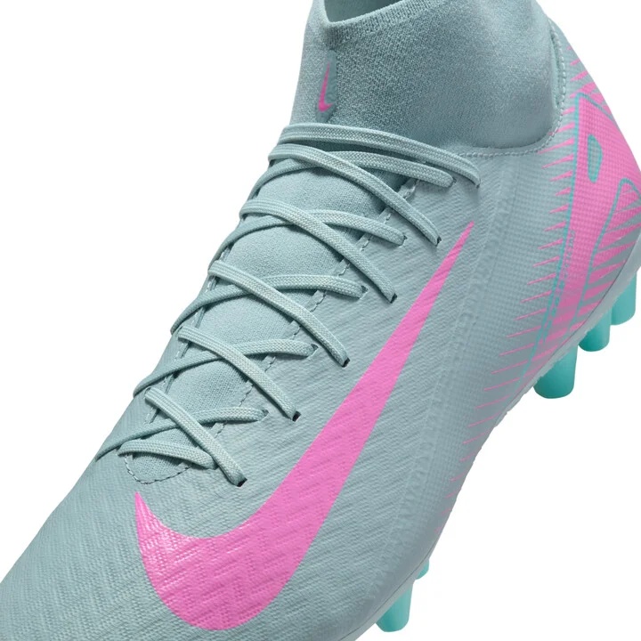 Nike Men's Mercurial Superfly 10 Academy Artificial-Grass High-Top Soccer Cleats in Grey | FQ8329-301 - Image 8