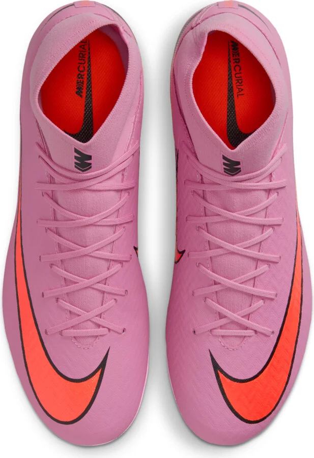 Nike Men's Mercurial Superfly 10 Academy Artificial-Grass High-Top Soccer Cleats in Pink | FQ8329-600 - Image 4