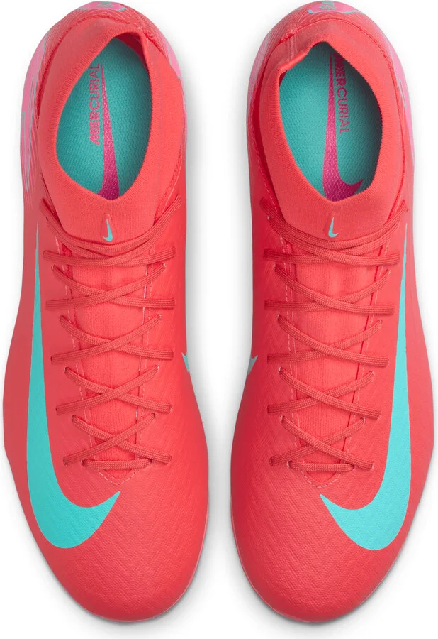Nike Men's Mercurial Superfly 10 Academy Artificial-Grass High-Top Soccer Cleats in Red | FQ8329-800 - Image 4