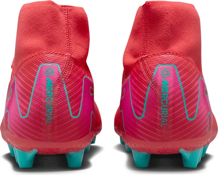 Nike Men's Mercurial Superfly 10 Academy Artificial-Grass High-Top Soccer Cleats in Red | FQ8329-800 - Image 6