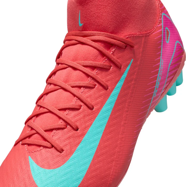 Nike Men's Mercurial Superfly 10 Academy Artificial-Grass High-Top Soccer Cleats in Red | FQ8329-800 - Image 8