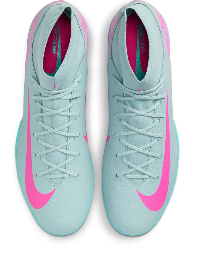 Nike Men's Mercurial Superfly 10 Academy IC High-Top Soccer Shoes in Grey | FQ8332-301 - Image 4