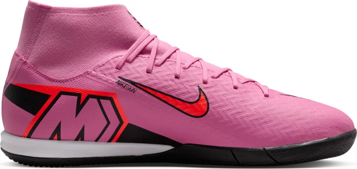 Nike Men's Mercurial Superfly 10 Academy IC High-Top Soccer Shoes in Pink | FQ8332-600 - Image 3