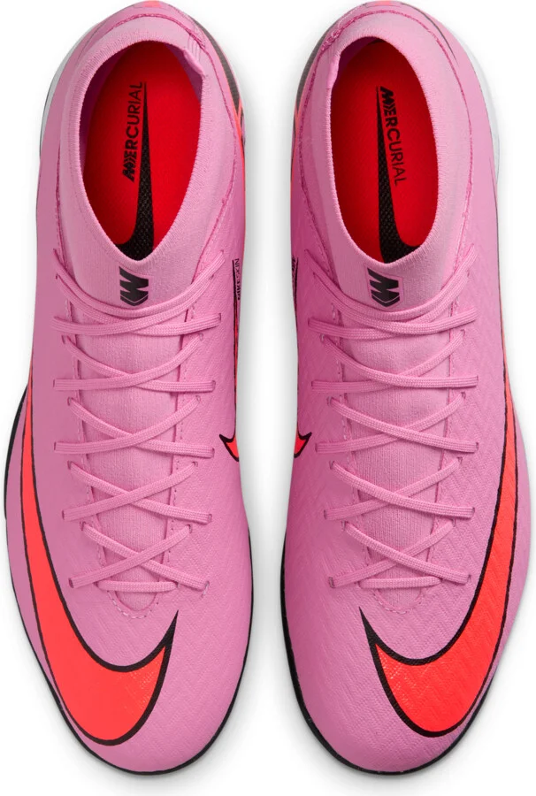 Nike Men's Mercurial Superfly 10 Academy IC High-Top Soccer Shoes in Pink | FQ8332-600 - Image 4