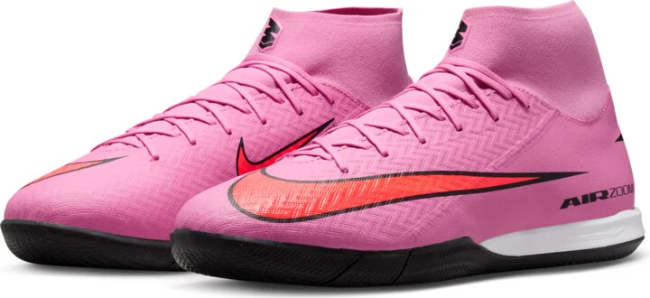 Nike Men's Mercurial Superfly 10 Academy IC High-Top Soccer Shoes in Pink | FQ8332-600 - Image 5