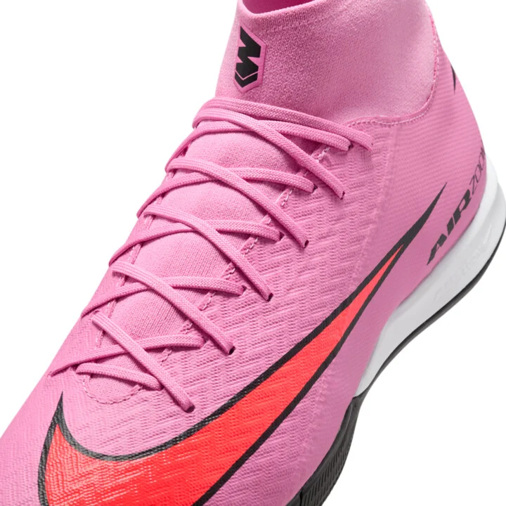 Nike Men's Mercurial Superfly 10 Academy IC High-Top Soccer Shoes in Pink | FQ8332-600 - Image 7