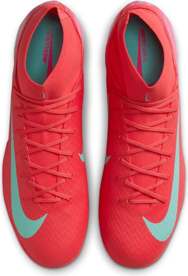 Nike Men's Mercurial Superfly 10 Academy IC High-Top Soccer Shoes in Red | FQ8332-800 - Image 4