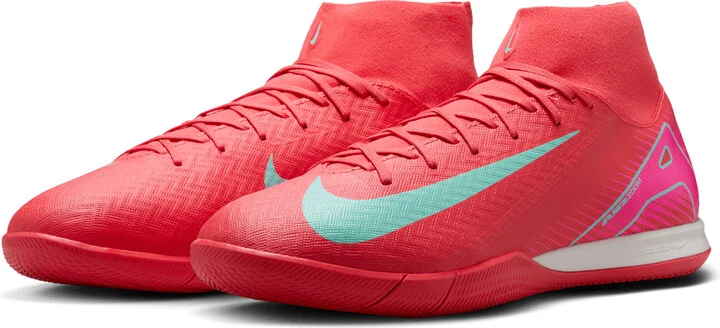 Nike Men's Mercurial Superfly 10 Academy IC High-Top Soccer Shoes in Red | FQ8332-800 - Image 5