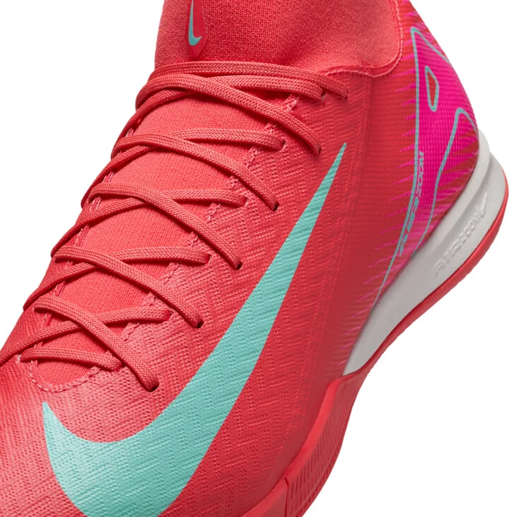 Nike Men's Mercurial Superfly 10 Academy IC High-Top Soccer Shoes in Red | FQ8332-800 - Image 7