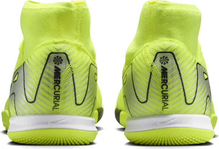 Nike Men's Mercurial Superfly 10 Academy IC High-Top Soccer Shoes in Yellow | FQ8332-700 - Image 6