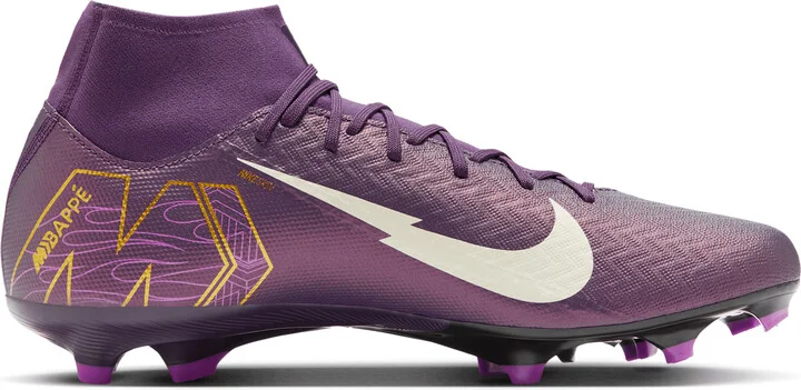 Nike Men's Mercurial Superfly 10 Academy "Kylian Mbappé" Multi-Ground High-Top Soccer Cleats in Purple | HJ7309-500 - Image 3