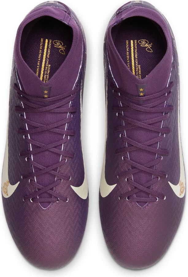 Nike Men's Mercurial Superfly 10 Academy "Kylian Mbappé" Multi-Ground High-Top Soccer Cleats in Purple | HJ7309-500 - Image 4