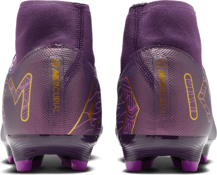 Nike Men's Mercurial Superfly 10 Academy "Kylian Mbappé" Multi-Ground High-Top Soccer Cleats in Purple | HJ7309-500 - Image 6