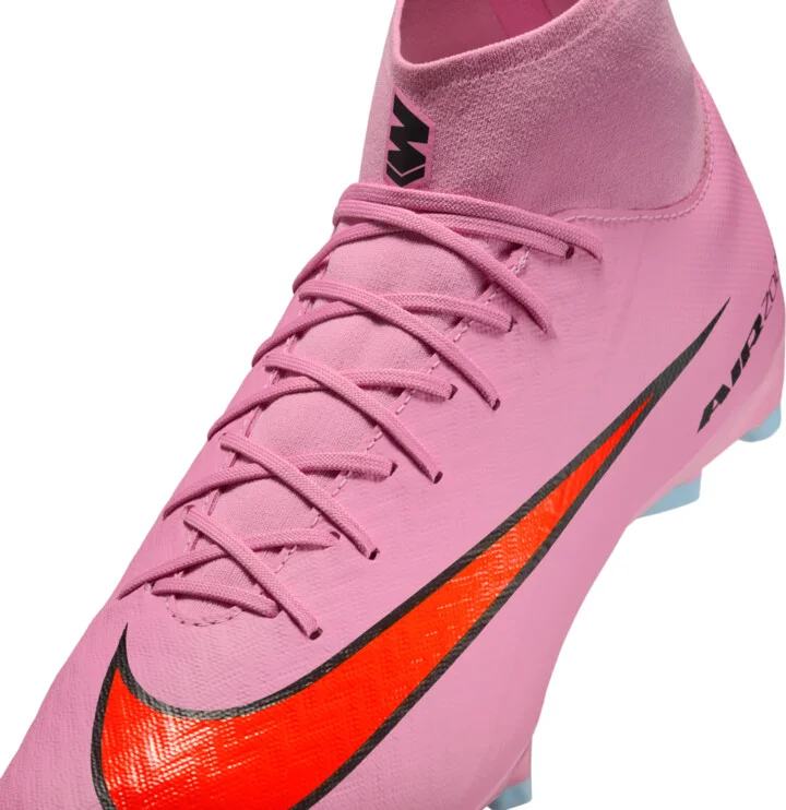 Nike Men's Mercurial Superfly 10 Academy Multi-Ground High-Top Soccer Cleats in Pink | FQ1456-600 - Image 8