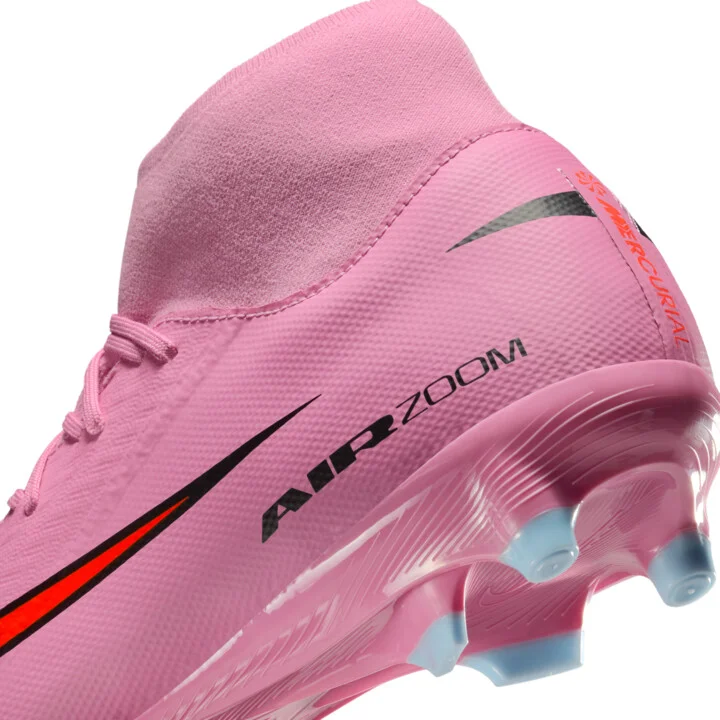 Nike Men's Mercurial Superfly 10 Academy Multi-Ground High-Top Soccer Cleats in Pink | FQ1456-600 - Image 9