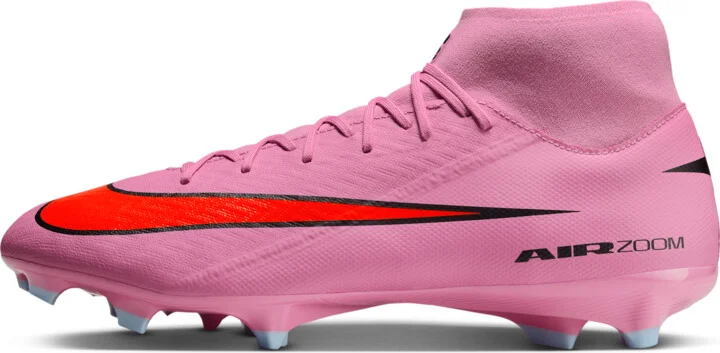 Nike Men's Mercurial Superfly 10 Academy Multi-Ground High-Top Soccer Cleats in Pink | FQ1456-600