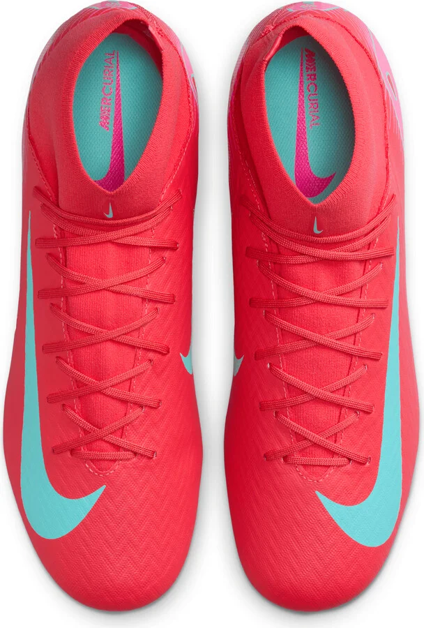 Nike Men's Mercurial Superfly 10 Academy Multi-Ground High-Top Soccer Cleats in Red | FQ1456-800 - Image 4