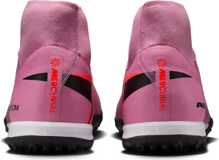 Nike Men's Mercurial Superfly 10 Academy Turf High-Top Soccer Shoes in Pink | FQ8331-600 - Image 6