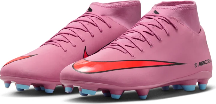 Nike Men's Mercurial Superfly 10 Club Multi-Ground High-Top Soccer Cleats in Pink | FQ8314-600 - Image 5