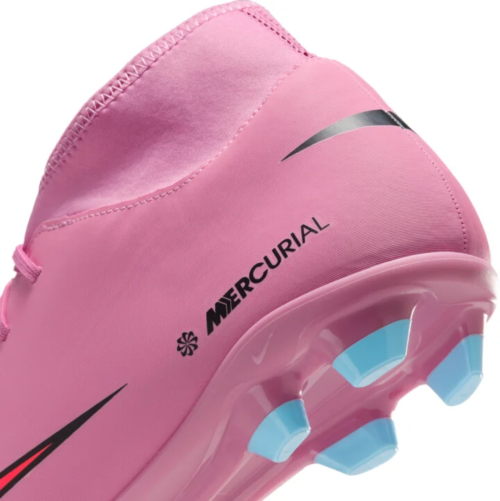 Nike Men's Mercurial Superfly 10 Club Multi-Ground High-Top Soccer Cleats in Pink | FQ8314-600 - Image 9