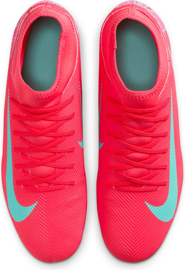Nike Men's Mercurial Superfly 10 Club Multi-Ground High-Top Soccer Cleats in Red | FQ8314-800 - Image 4