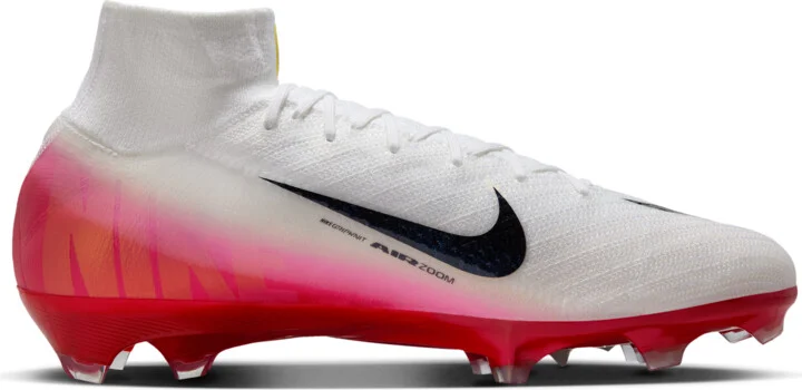 Nike Men's Mercurial Superfly 10 Elite FG High-Top Soccer Cleats in Red | HJ7321-600 - Image 3
