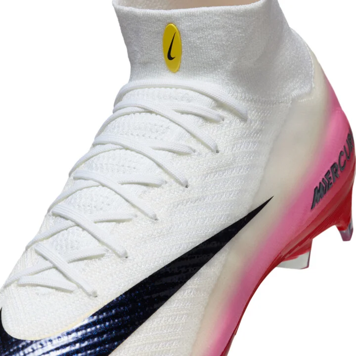 Nike Men's Mercurial Superfly 10 Elite FG High-Top Soccer Cleats in Red | HJ7321-600 - Image 8