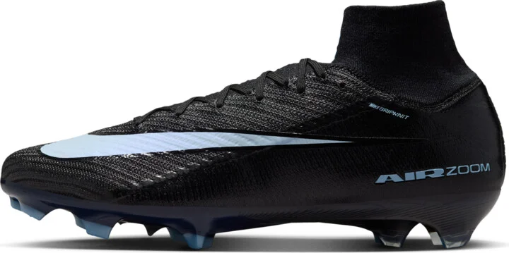 Nike Men's Mercurial Superfly 10 Elite Firm-Ground High-Top Soccer Cleats in Black | FQ1454-001