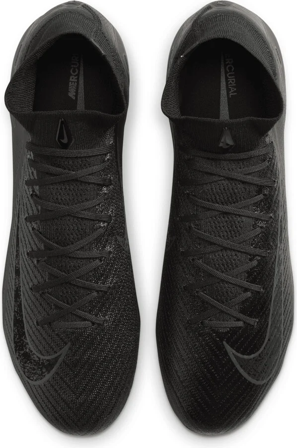 Nike Men's Mercurial Superfly 10 Elite Firm-Ground High-Top Soccer Cleats in Black | FQ1454-002 - Image 4