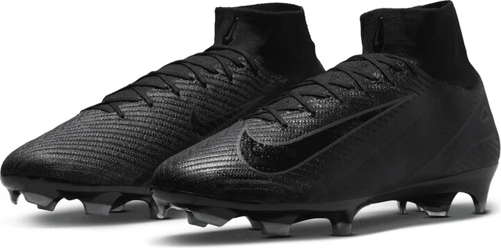 Nike Men's Mercurial Superfly 10 Elite Firm-Ground High-Top Soccer Cleats in Black | FQ1454-002 - Image 5