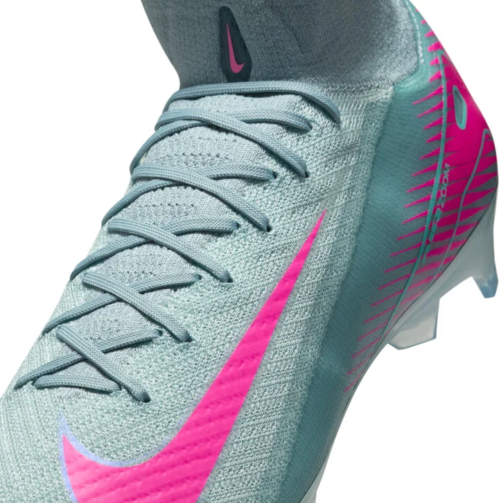 Nike Men's Mercurial Superfly 10 Elite Firm-Ground High-Top Soccer Cleats in Grey | FQ1454-301 - Image 8