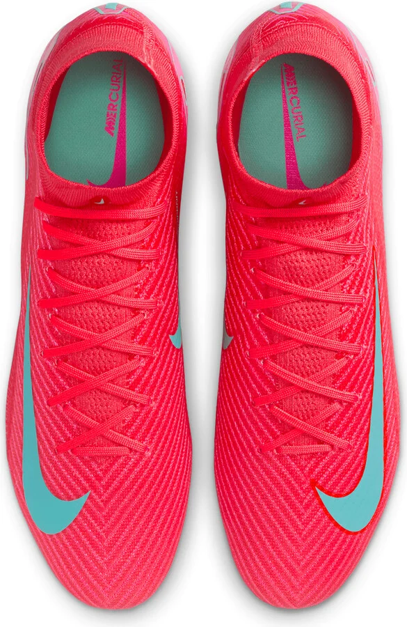 Nike Men's Mercurial Superfly 10 Elite Firm-Ground High-Top Soccer Cleats in Red | FQ1454-800 - Image 4