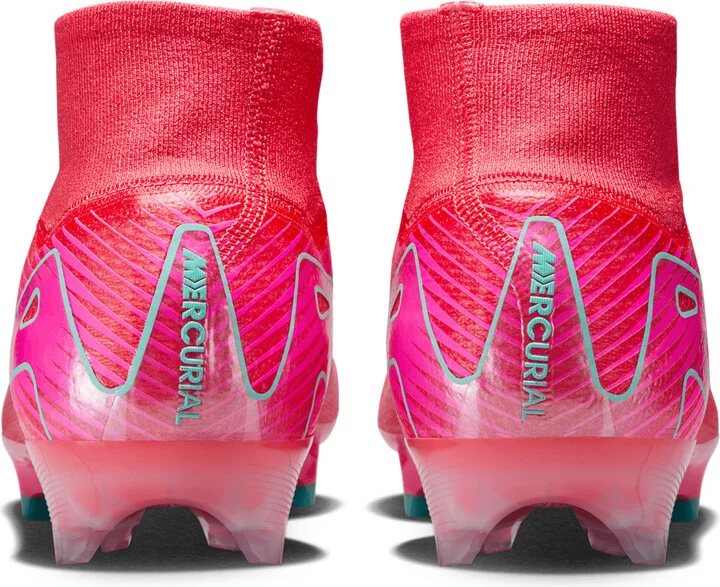 Nike Men's Mercurial Superfly 10 Elite Firm-Ground High-Top Soccer Cleats in Red | FQ1454-800 - Image 6