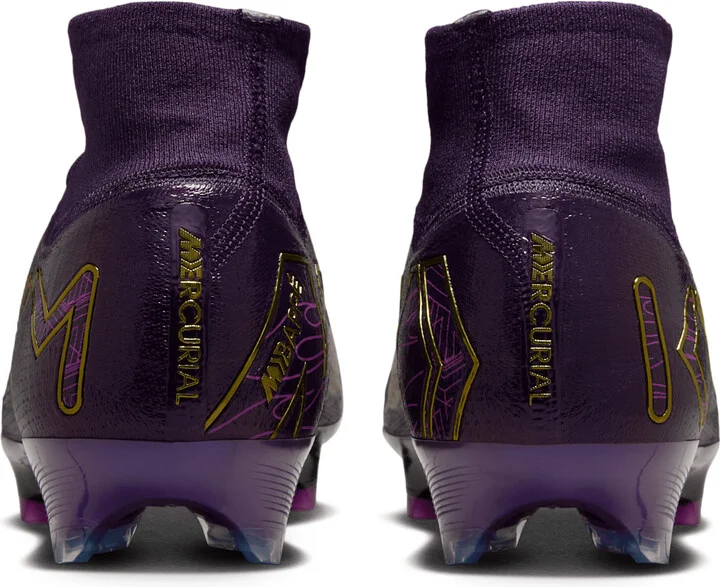 Nike Men's Mercurial Superfly 10 Elite "Kylian Mbappé" Firm-Ground High-Top Soccer Cleats in Purple | FQ8692-500 - Image 6