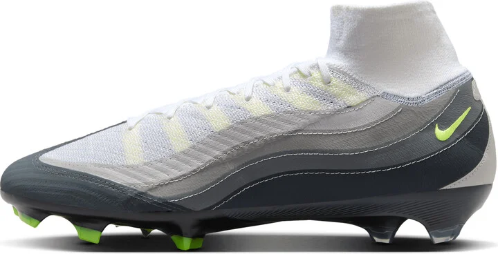 Nike Men's Mercurial Superfly 10 Elite x Air Max 95 SE Firm-Ground High-Top Soccer Cleats in Black | HV9916-001