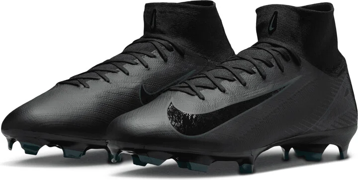 Nike Men's Mercurial Superfly 10 Pro Firm-Ground High-Top Soccer Cleats in Black | HF9433-002 - Image 5