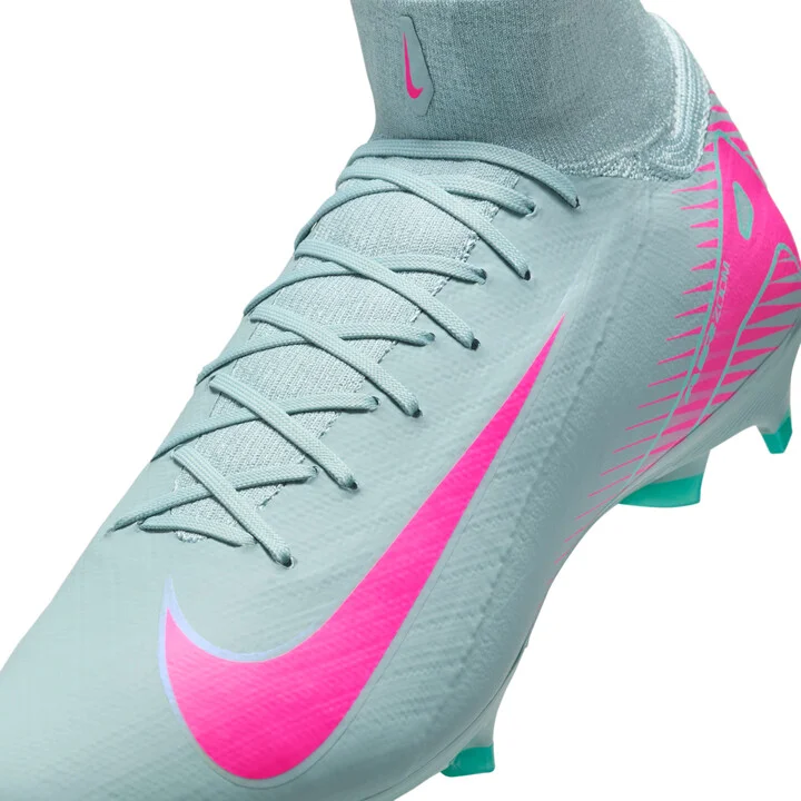 Nike Men's Mercurial Superfly 10 Pro Firm-Ground High-Top Soccer Cleats in Grey | HF9433-301 - Image 8