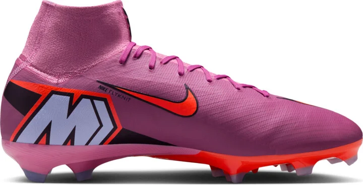 Nike Men's Mercurial Superfly 10 Pro Firm-Ground High-Top Soccer Cleats in Pink | HF9433-600 - Image 3