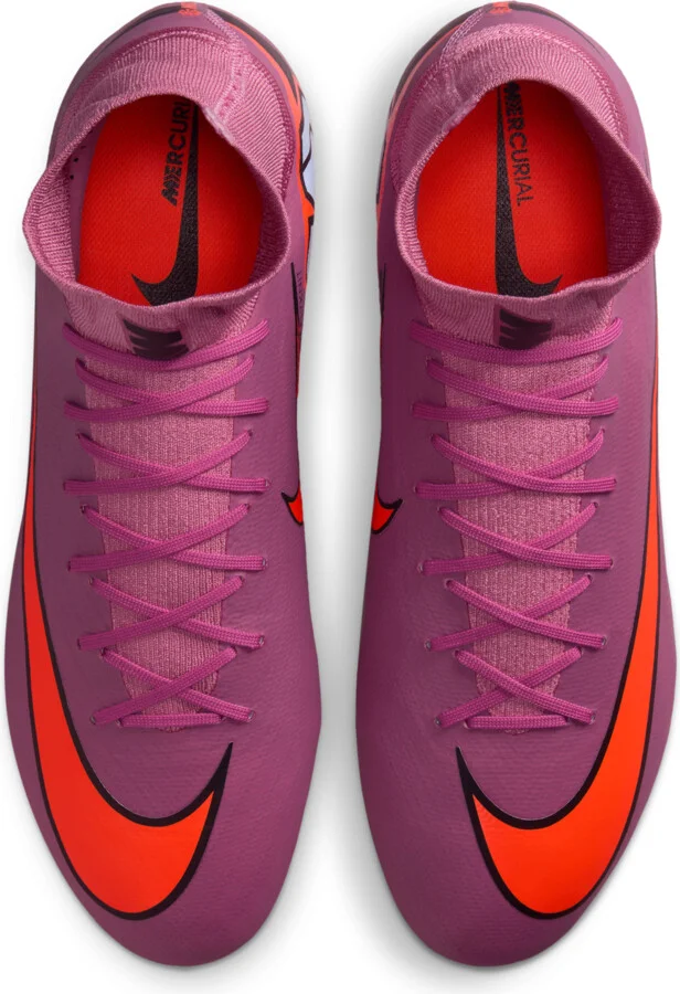 Nike Men's Mercurial Superfly 10 Pro Firm-Ground High-Top Soccer Cleats in Pink | HF9433-600 - Image 4