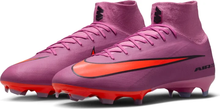 Nike Men's Mercurial Superfly 10 Pro Firm-Ground High-Top Soccer Cleats in Pink | HF9433-600 - Image 5