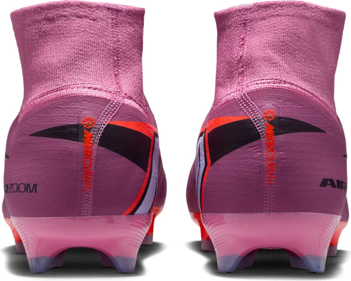 Nike Men's Mercurial Superfly 10 Pro Firm-Ground High-Top Soccer Cleats in Pink | HF9433-600 - Image 6