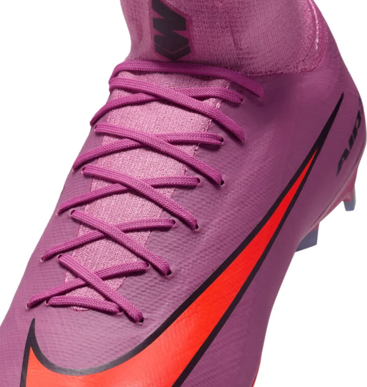 Nike Men's Mercurial Superfly 10 Pro Firm-Ground High-Top Soccer Cleats in Pink | HF9433-600 - Image 8