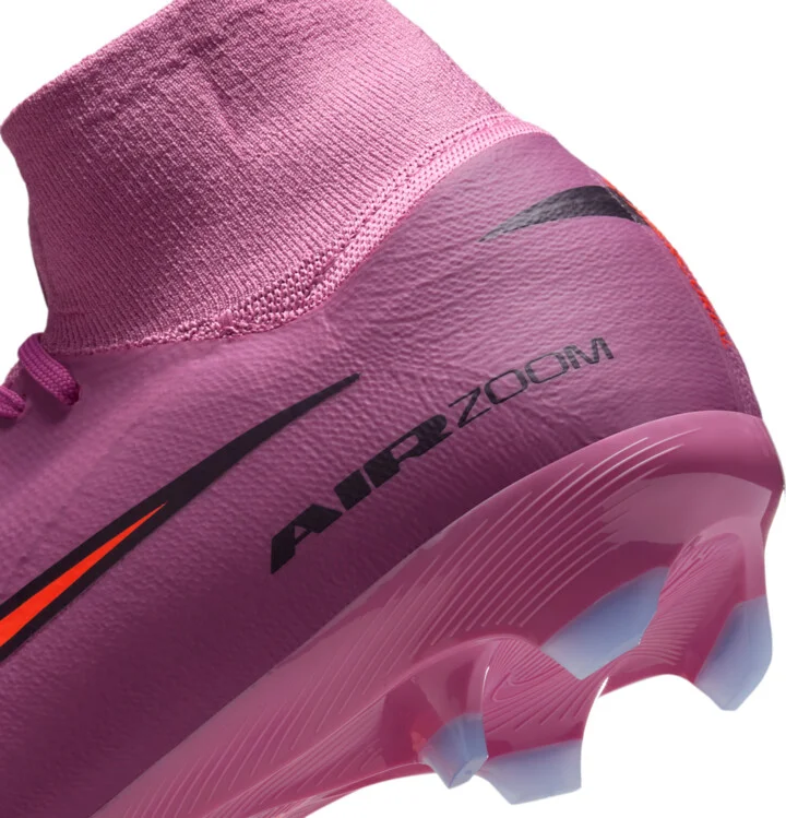 Nike Men's Mercurial Superfly 10 Pro Firm-Ground High-Top Soccer Cleats in Pink | HF9433-600 - Image 9